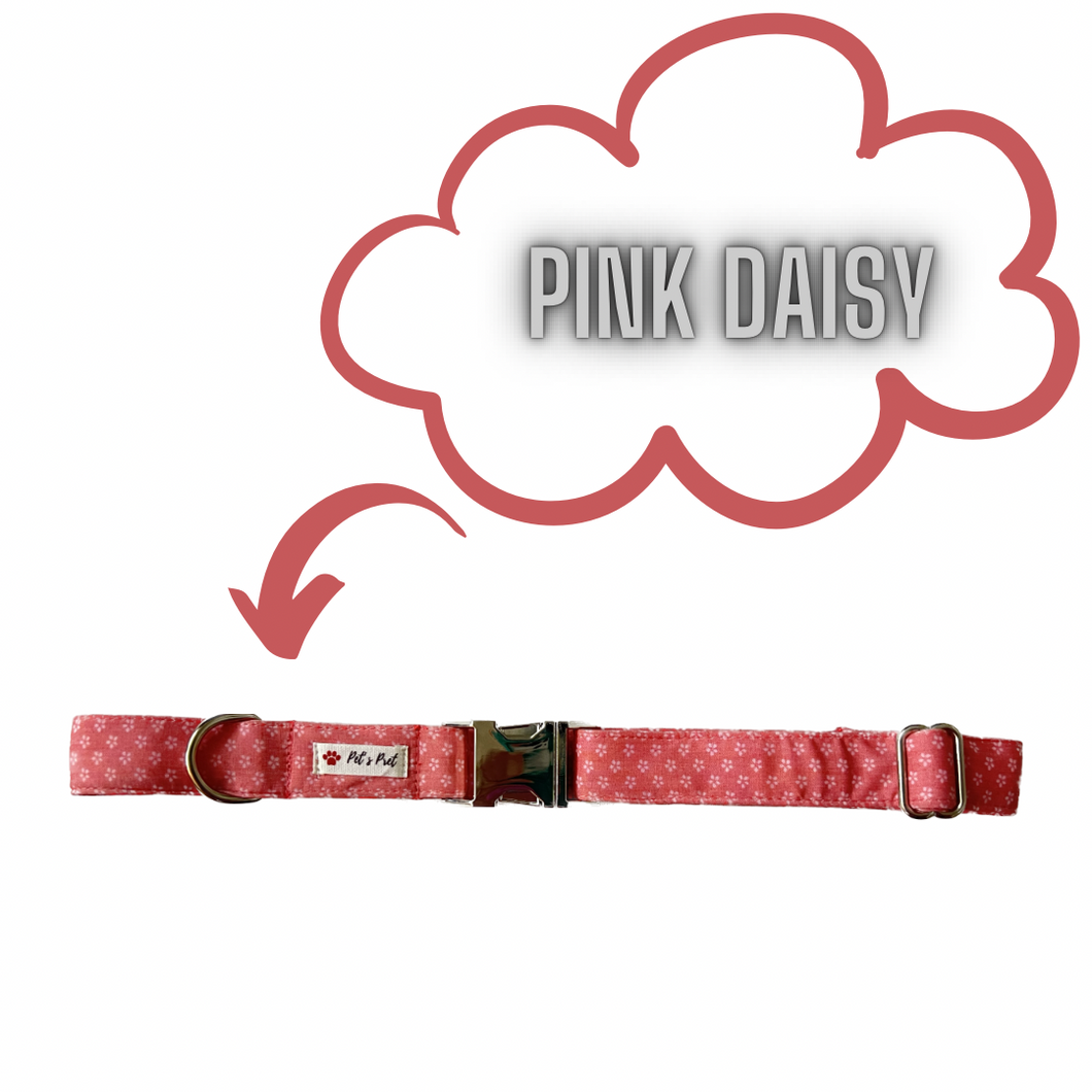 Pink Daisy Collar